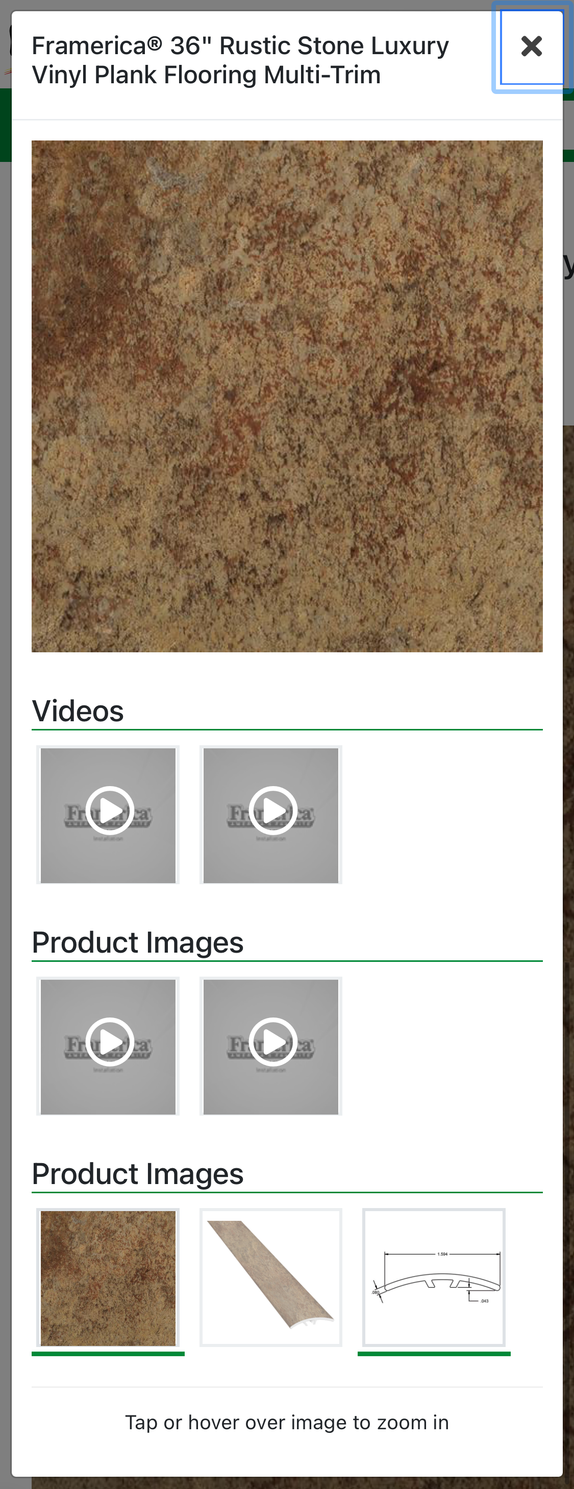 Menards’ Mobile Image Gallery Overlay 99 of 285 Image Gallery Overlay